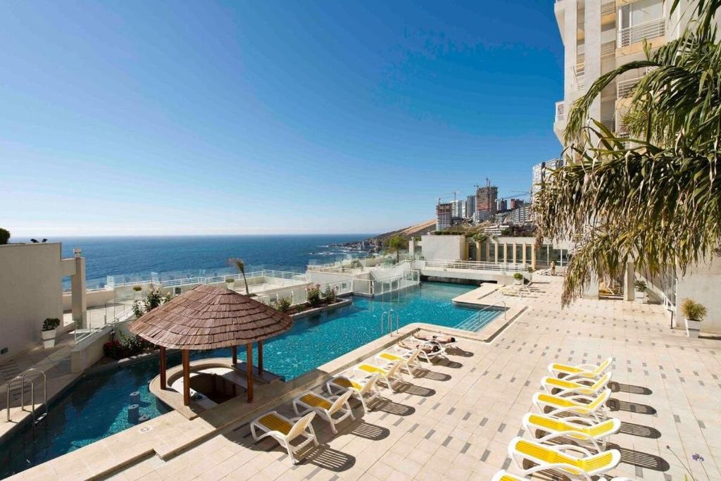 Wonderful sea view Euromarina building, Reñaca Cochoa - 1