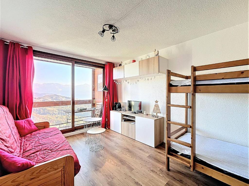 Studio rénové skis aux pieds, balcon vue montagne, wifi gratuit, 4 pers - 1
