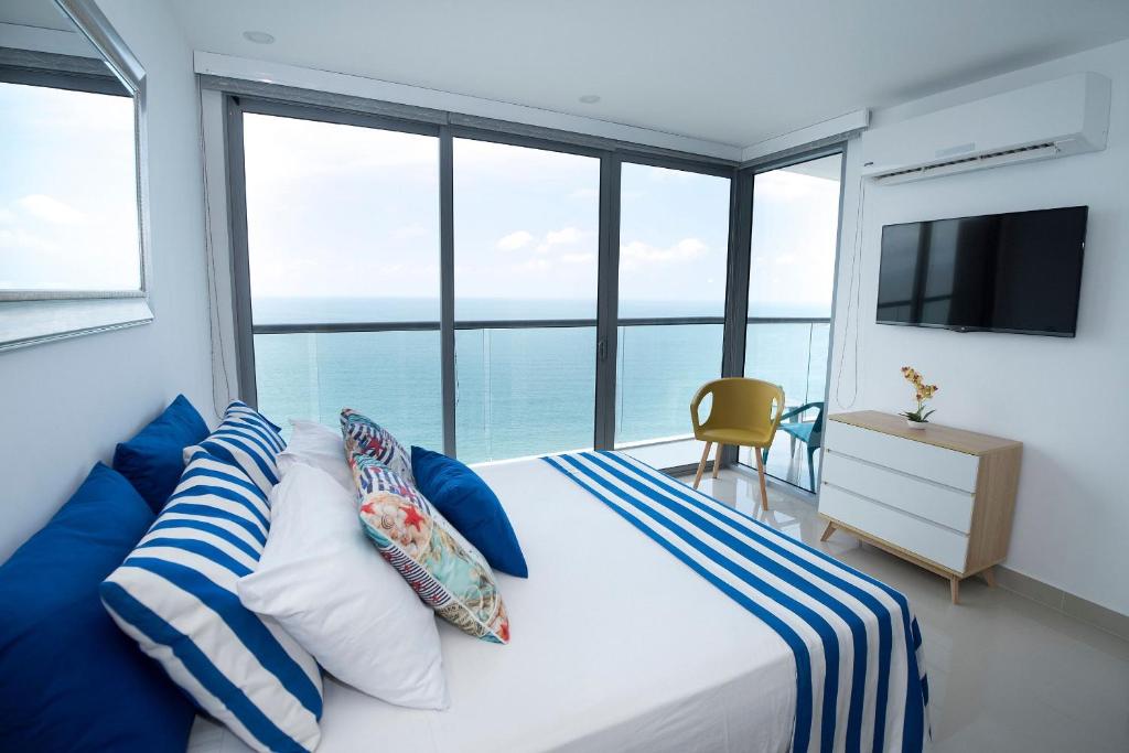 Spectacular 1 bd apt in Bocagrande - 2504 - 2