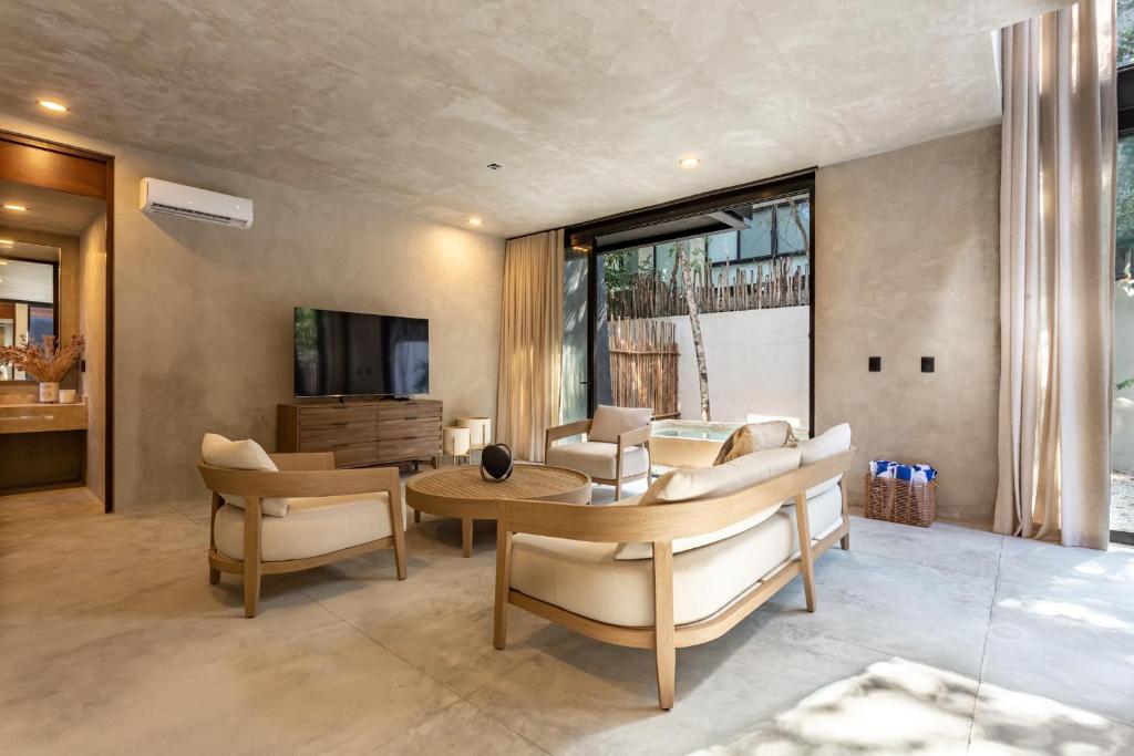 Villa de lujo 5 Rec, Aldea Zama, Casa para 15 personas, Playa Tulum, México - 1