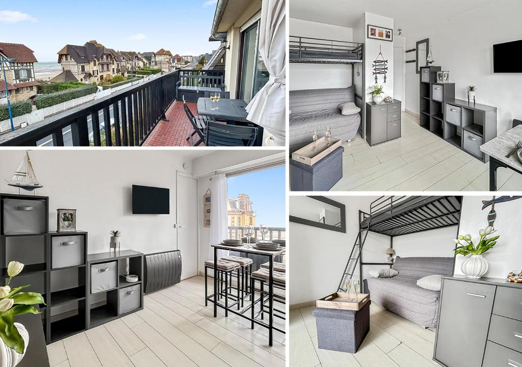 Manon's Studio Vue Mer, Grand Balcon et Parking - 3