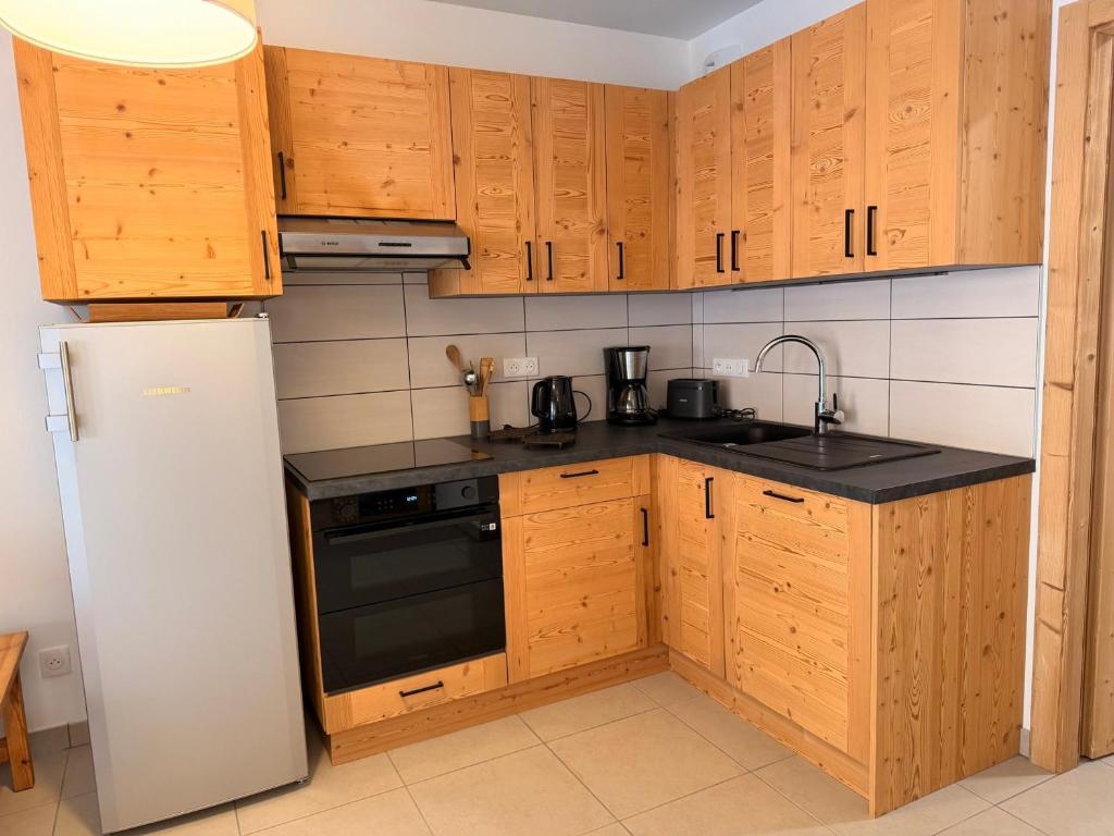 Appartement cozy avec grande terrasse et casier à skis - FR-1-464-256 - 2
