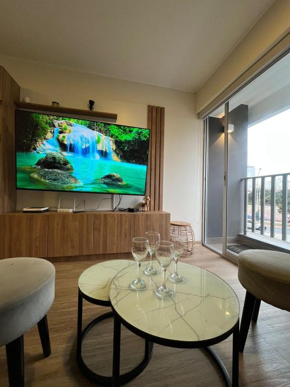 Dpto con 13 camas y vista al mar de 3 habitaciones - 4