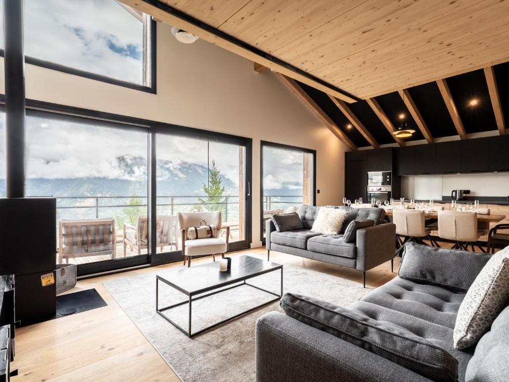 Chalet Neuf à La Plagne - 3Niv, 12pers, Sauna, Parking, WiFi - FR-1-755-40 - 2