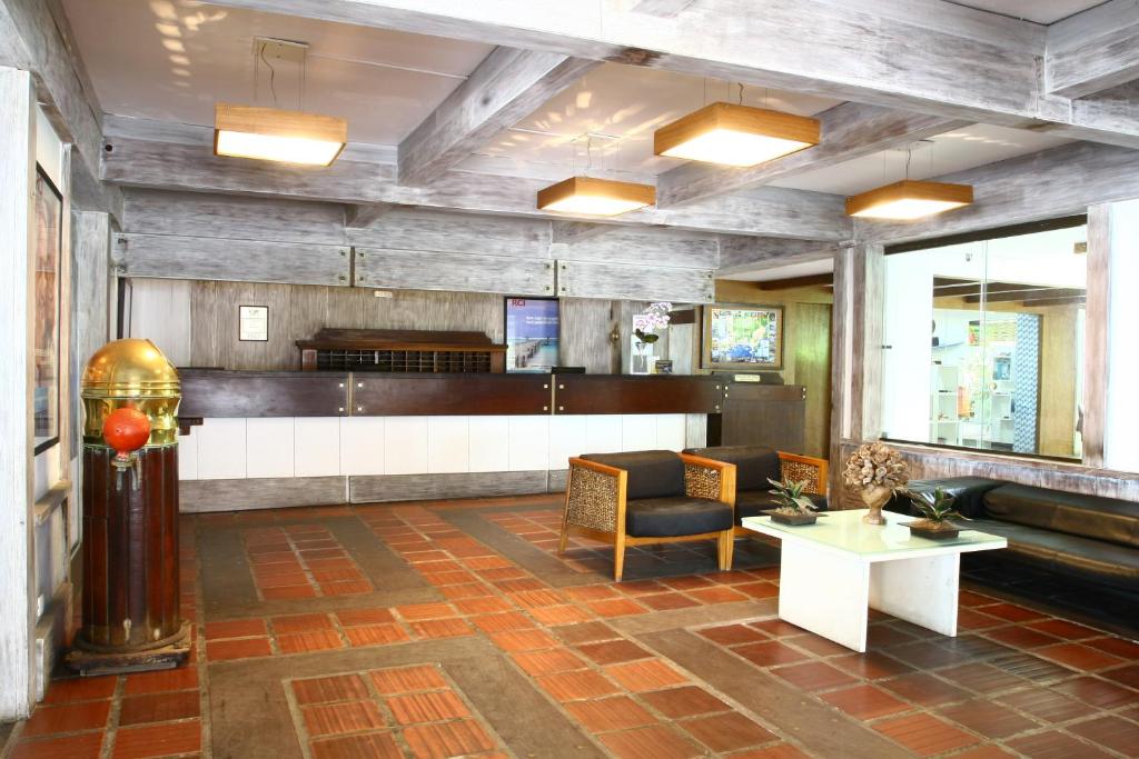 Lobby, Delphin Beach Hotel in Guaruja