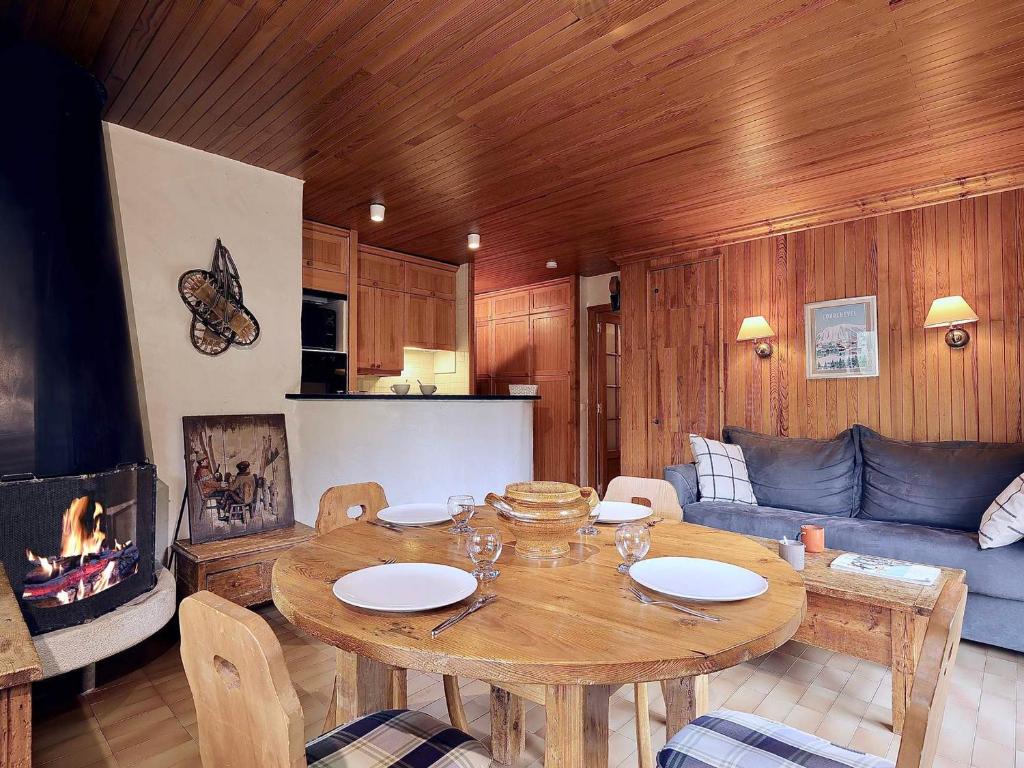 Courchevel 1850: Élégant 3 pièces, 4 pers, balcon & wifi au pied des pistes - 1