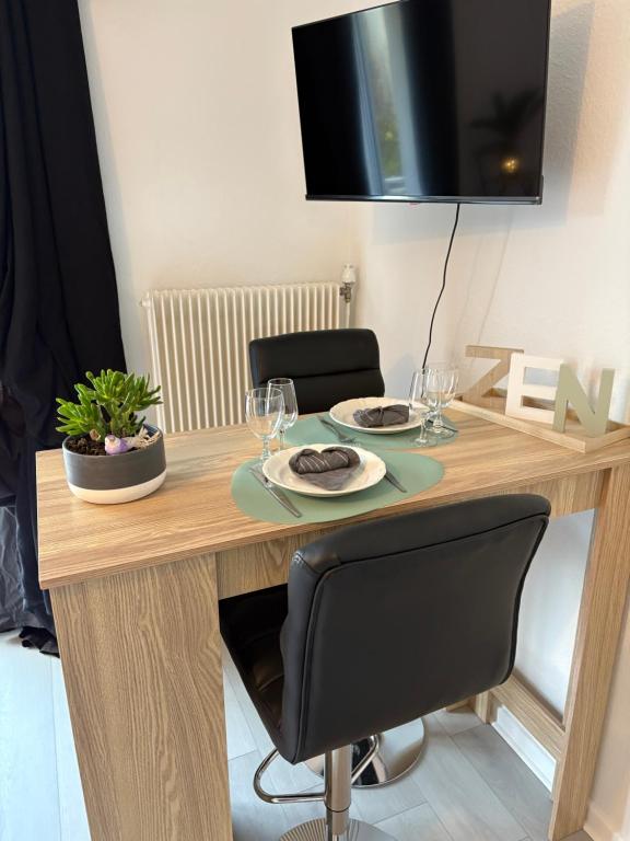 Studio cooconing 2 personnes à Colmar parking gratuit proche centre-ville - 5