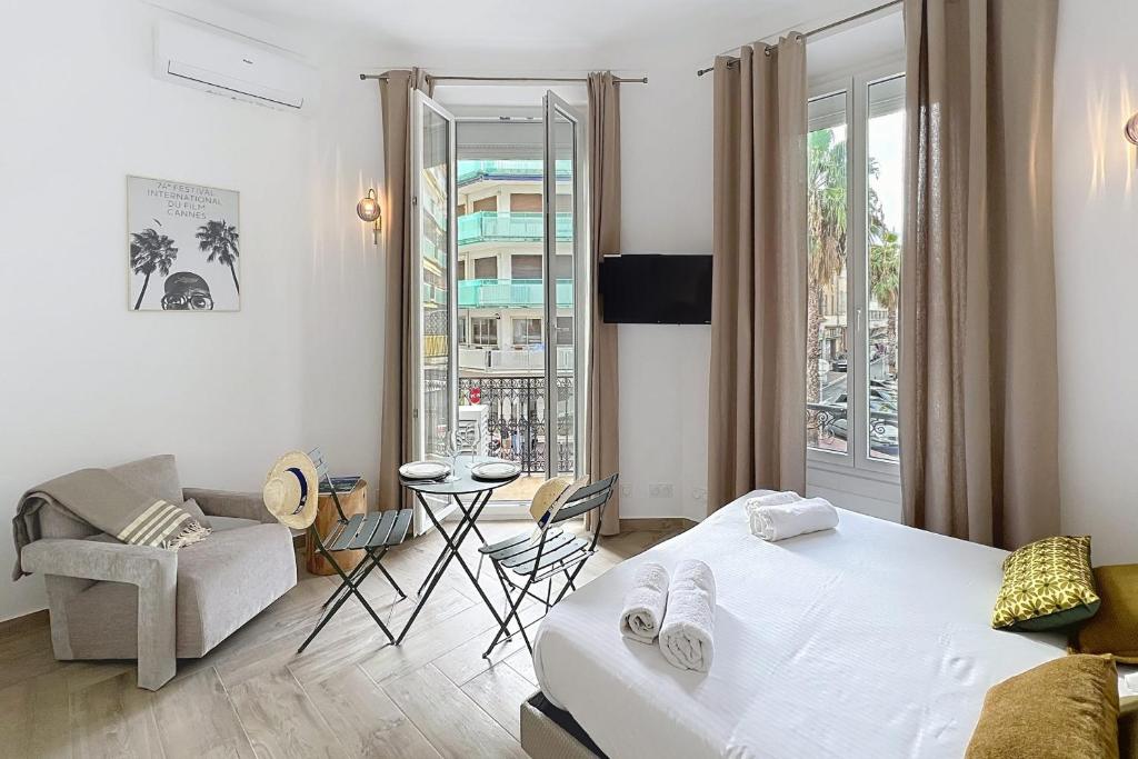 The Elegant Cannois Stylish Studio with Balcony - Cannes hyper centre - 1