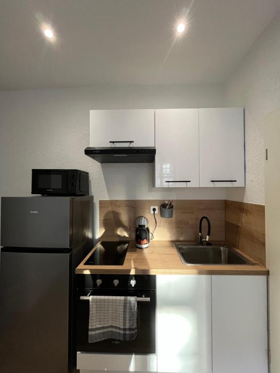 Le 13 - Petit F2 rénové Mulhouse centre - stationnement gratuit - 4