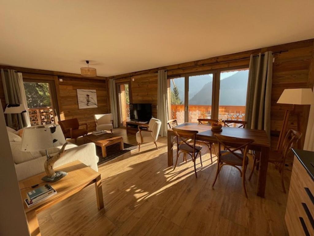 Superbe appartement à Châtel : 6 pers., parking, terrasse vue montagnes - 1