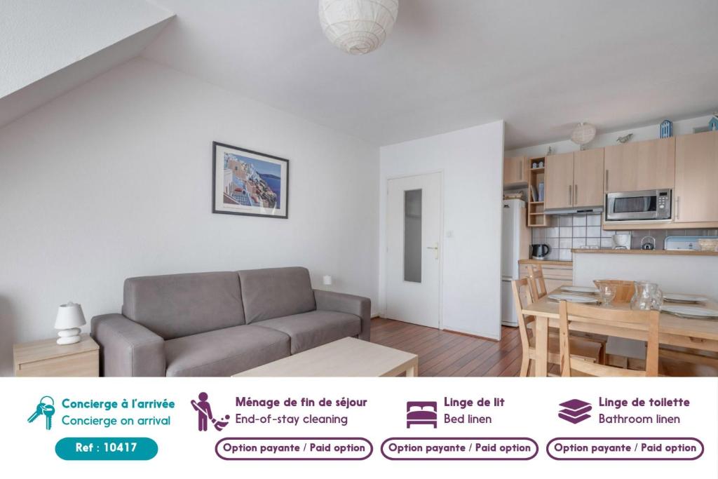 À 300m de la plage, appartement pour 4 - 3
