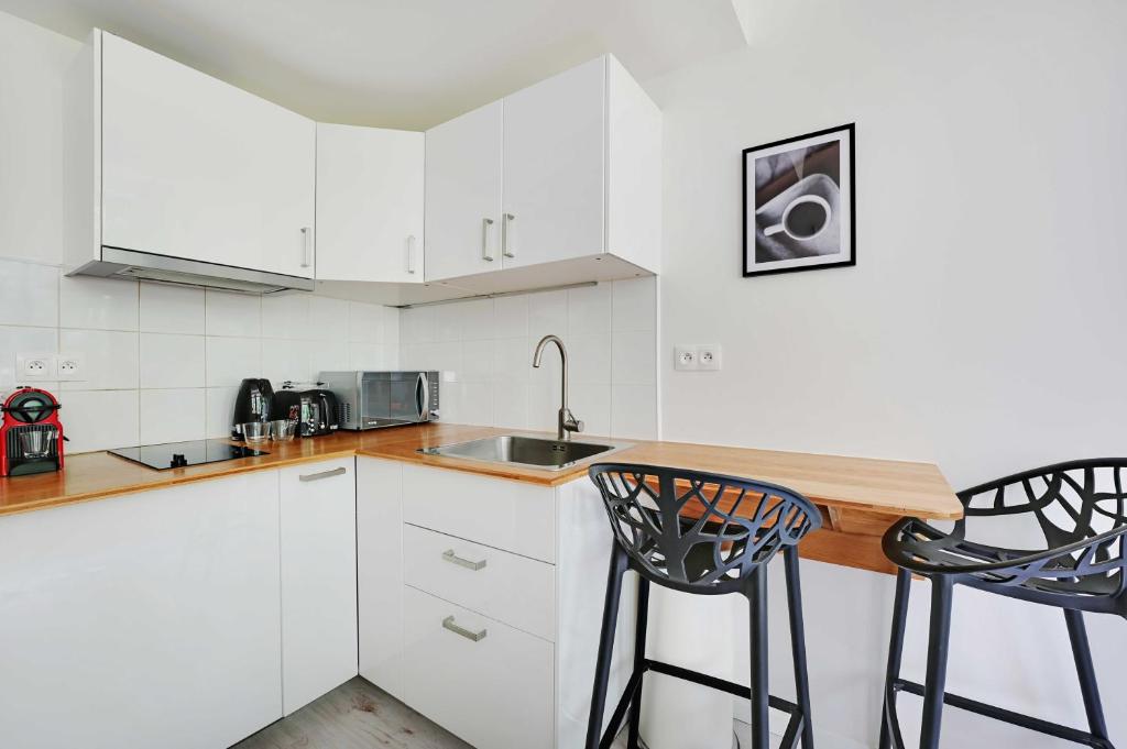 Pleasant idyllic studio - 2P- Tolbiac - Place d'Italie - 5