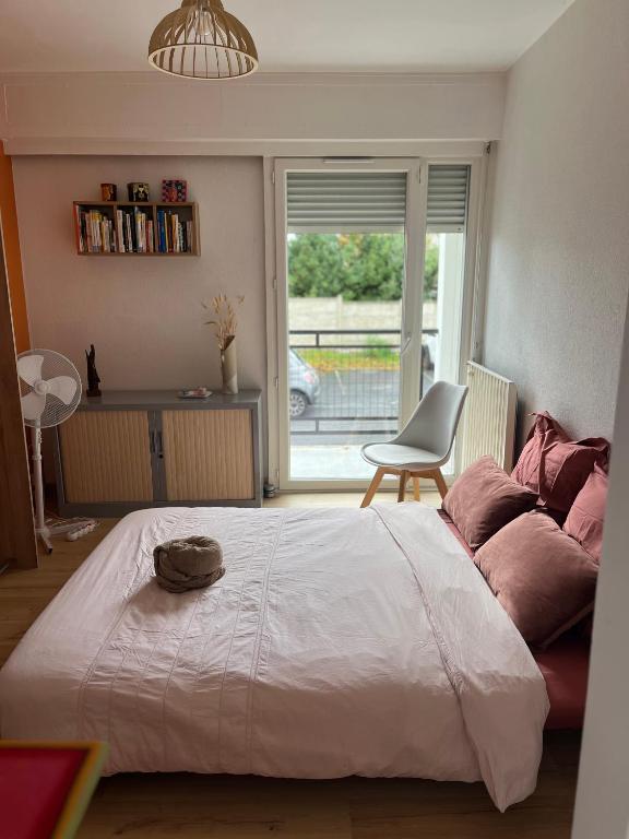 Chambre calme & lumineuse avec balcon Cauderan - 3