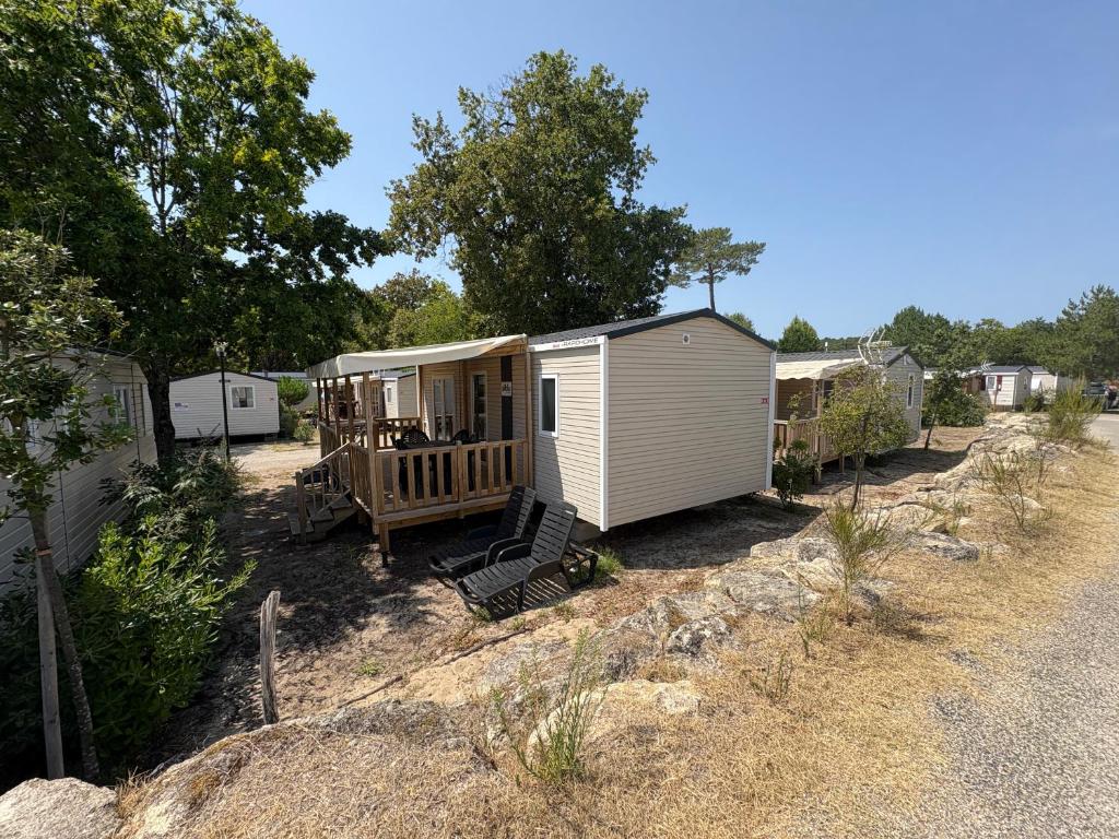 Mobil-home 2ch - Cap Ferret - Terrasse couverte - 2