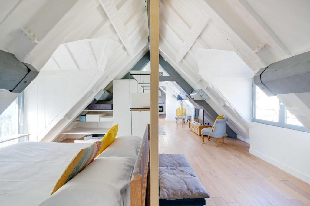Bright 4P studio in the heart of Paris Marais Rivoli - 5