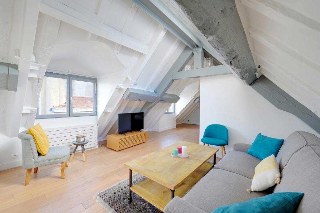 Bright 4P studio in the heart of Paris Marais Rivoli - 1