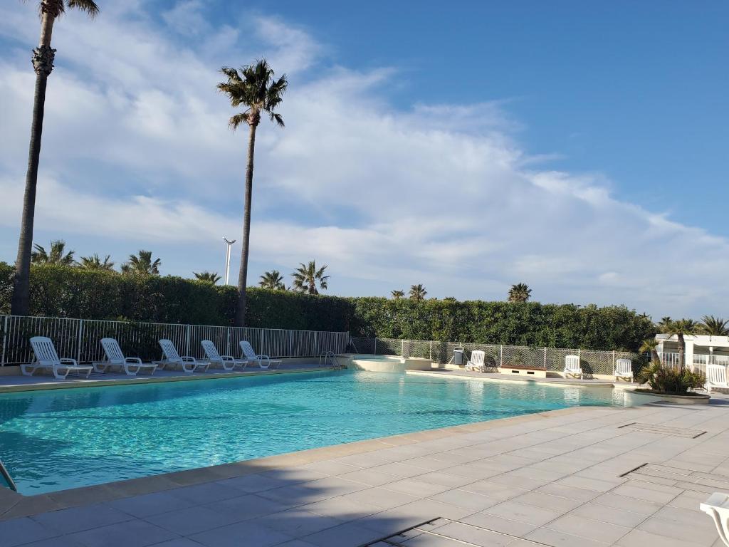 CAP HERMES 312, T2,3, 40m2 clim, parking, piscine - 1