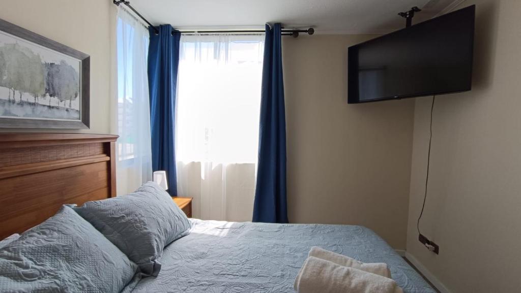 Depto en condo, 2D 1B, aire estacionamiento, full - 2