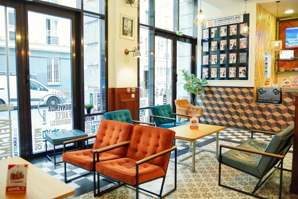 Lobby, St Christopher's Inn Paris - Gare du Nord in Paris