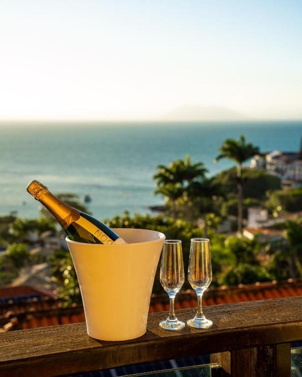 Buzios Mar Hotel의 바다 전망 객실 또는 수영장