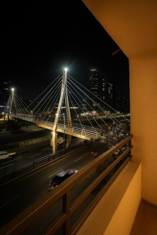 Iconic view of the Huérfanos Bridge, Santiago - 1
