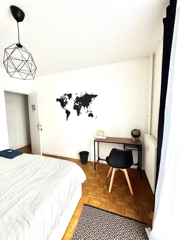 Chambre Monde Tout confort Saint-Marceau - 3