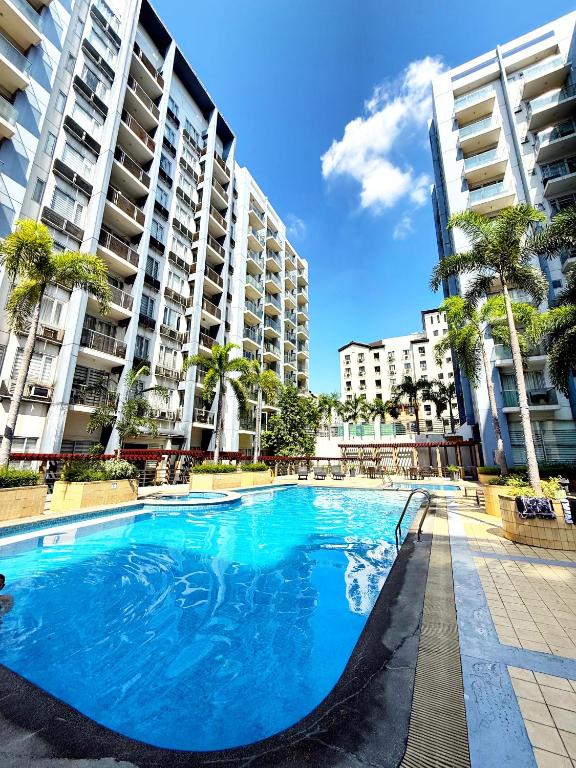 Swimming pool, One Palm Tree Villas across NAIA T3 in Manila