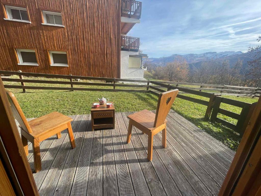 Appartement cosy à Pra-Loup 1600, 2 chambres, terrasse, parking - FR-1-165A-206 - 3