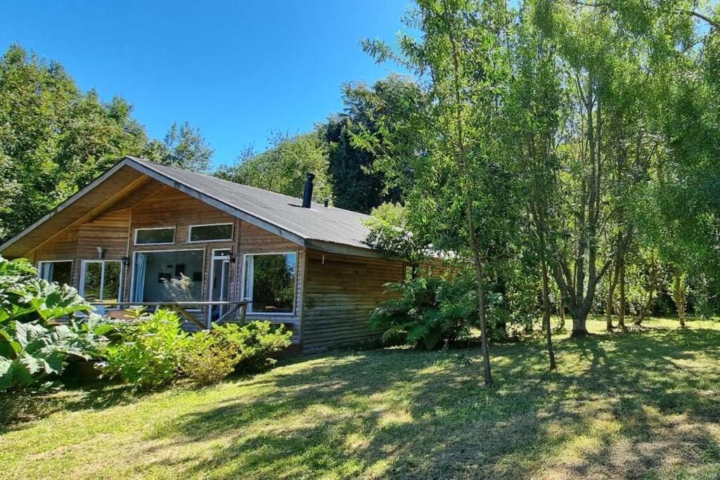 Cabaña Bahía Huillín, Cascadas, lago Llanquihue - 2