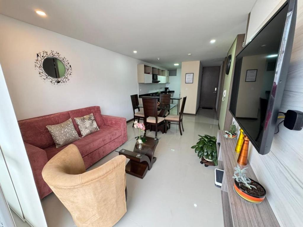 Club house 1105-Apartamento Fundadores con balcón, piscina, gym - 5