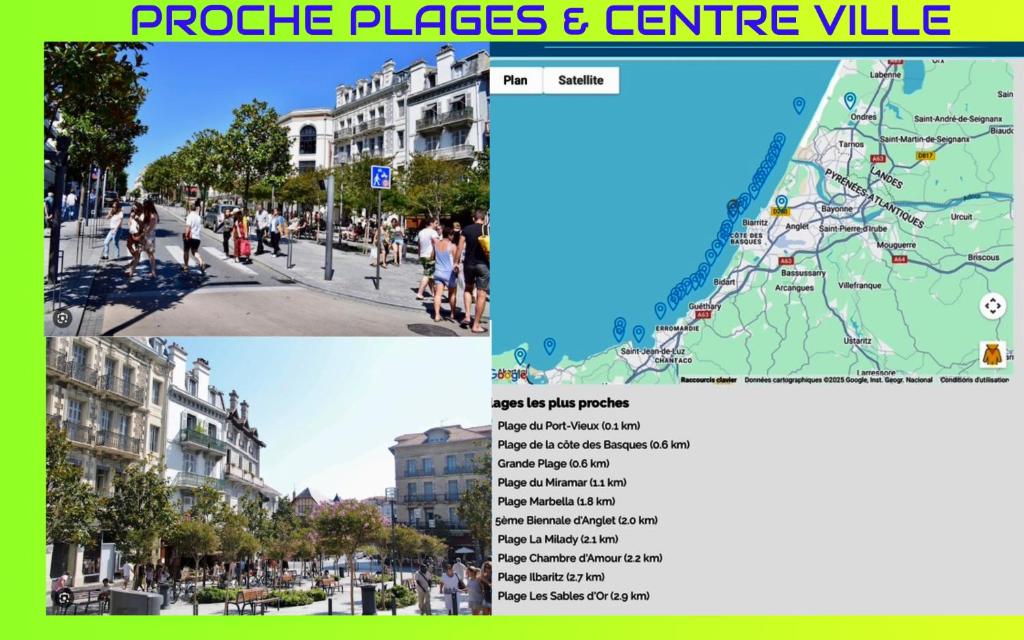 centre et plage F1 calme vue parc parking gratuit - 3