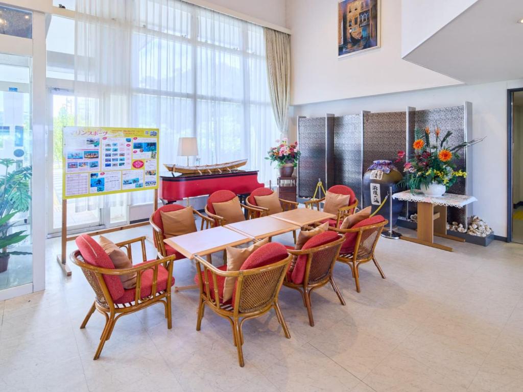 Lobby, Miyuki Hamabaru Resort in Okinawa Main island