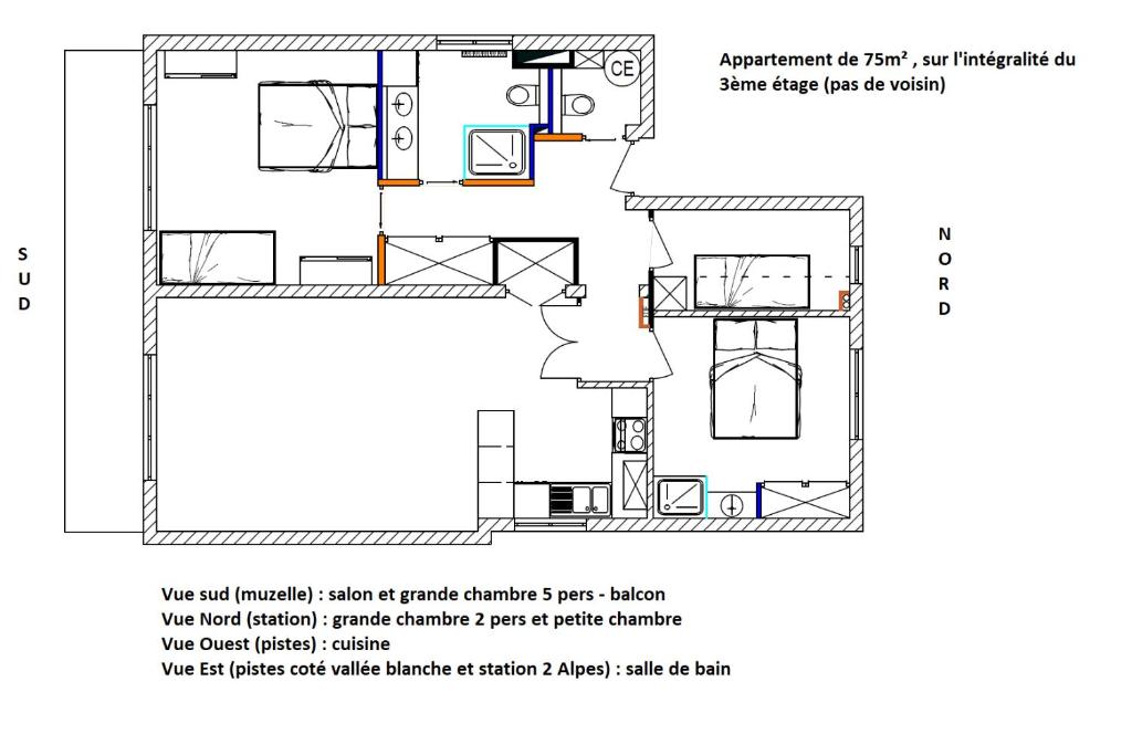 LES MYOSOTIS BAT C Appartement 43 et 44 - 5