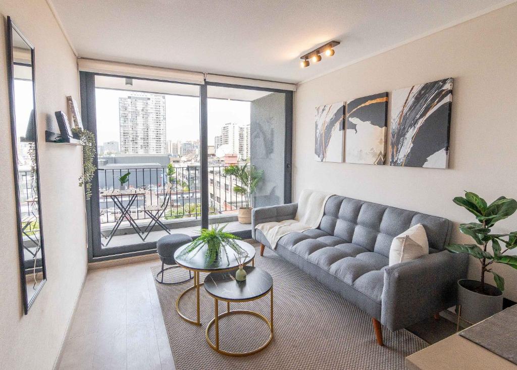 HOM I Wifi Metro Irarrazaval Terraza en Nunoa - 2