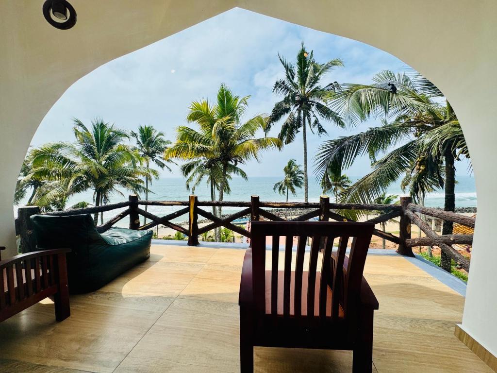 Maadathil Cottages & Beach Resort バルコニー/テラス