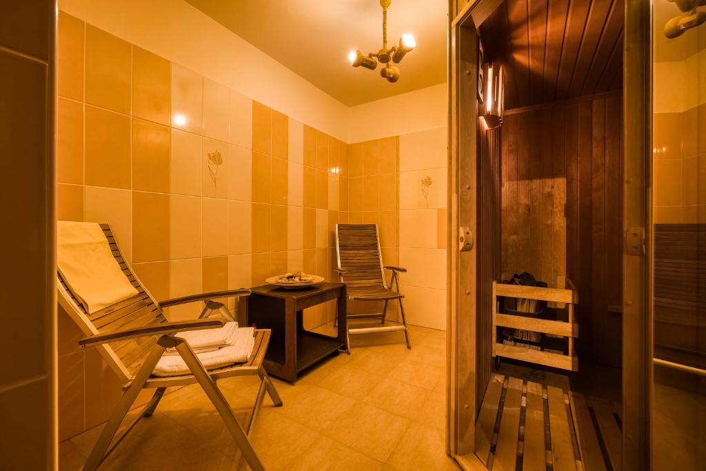Sauna, Villa Walir - Spa Hotel Garni SUPERIOR in Marianske Lazne