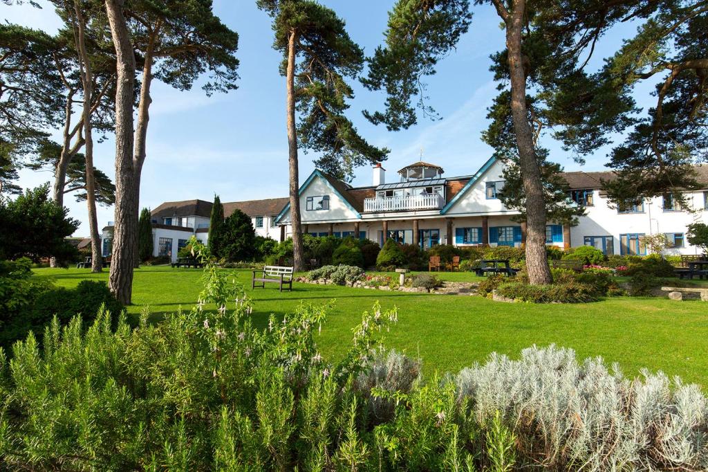 Knoll House exterior — pet-friendly hotel in Studland Bay