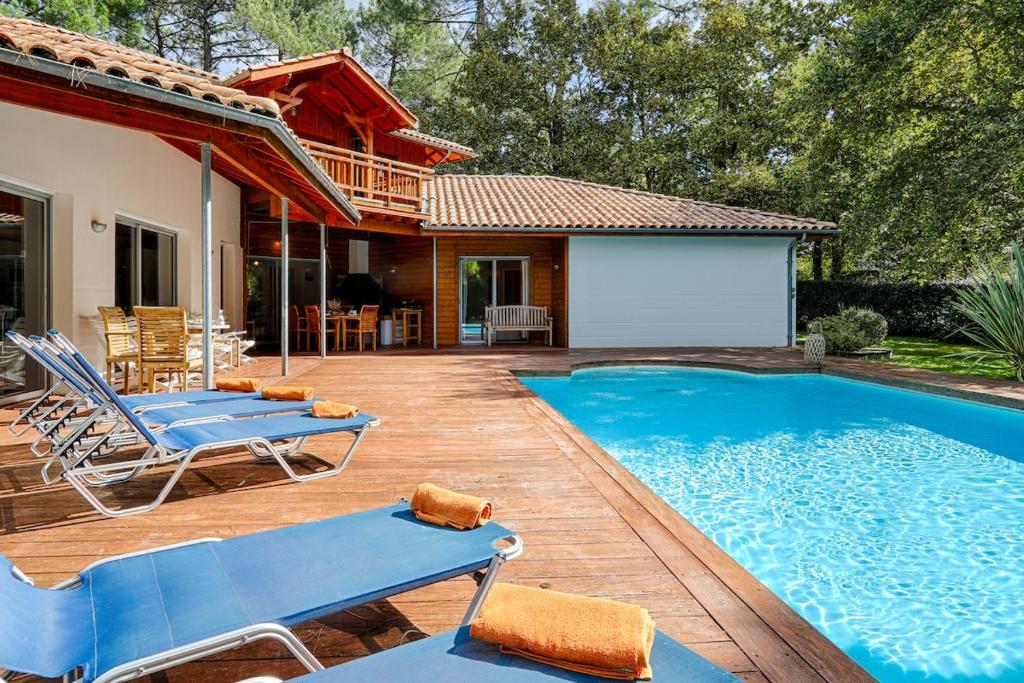 Demeure d'exception sur le Golf De Biscarrosse avec piscine chauffée - 2