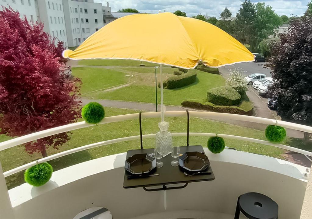 Appartement Le doux Viking, balcon & parking privé proche Zénith Caen - 1