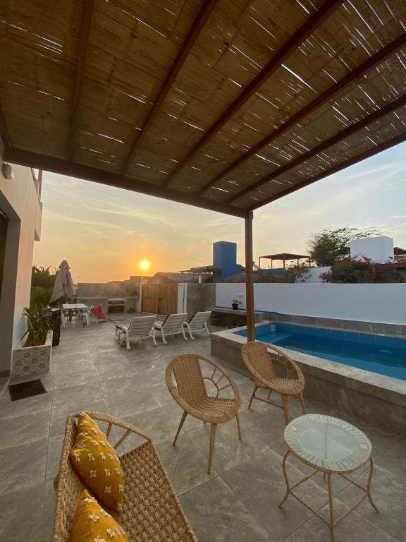 Casa de playa a metros del mar con piscina y BBQ - 5