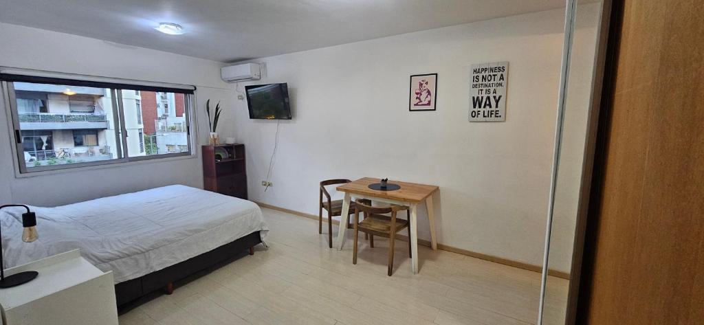Cómodo monoambiente en Palermo cama King Seguridad 24 h - 4