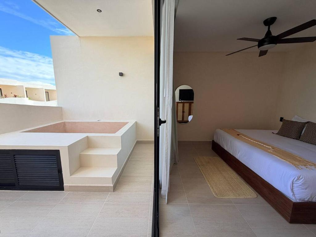 PH de 2 rec, gim, cine y jacuzzi privado en Tulum - 5