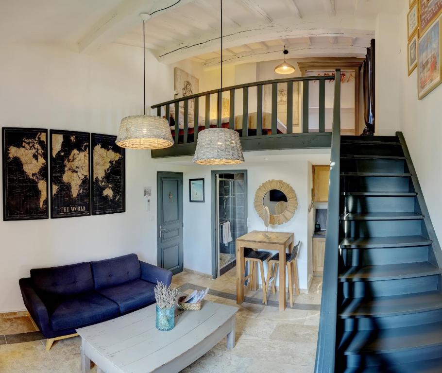 Cozy mezzanine dans bel immeuble HP Les Oliviers-4 - 3