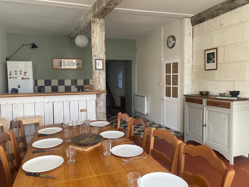 2 gîtes mitoyens - 10 personnes - Jardin - Centre Saint Aignan - 1