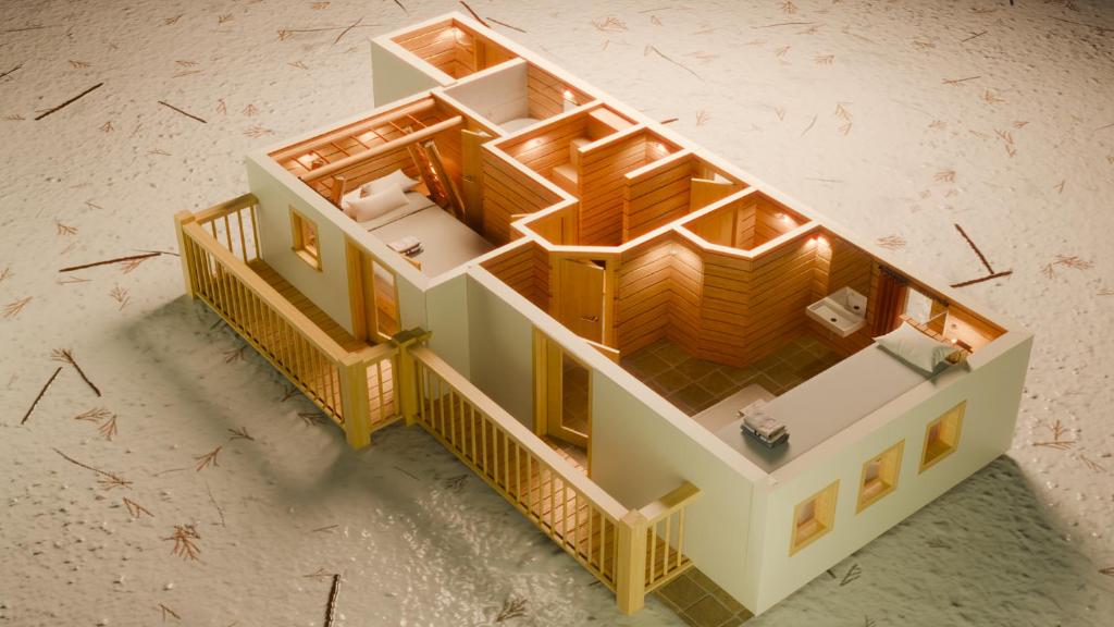 Cosy 4 bedroom chalet with hot tub (Chalet Velours) - 5