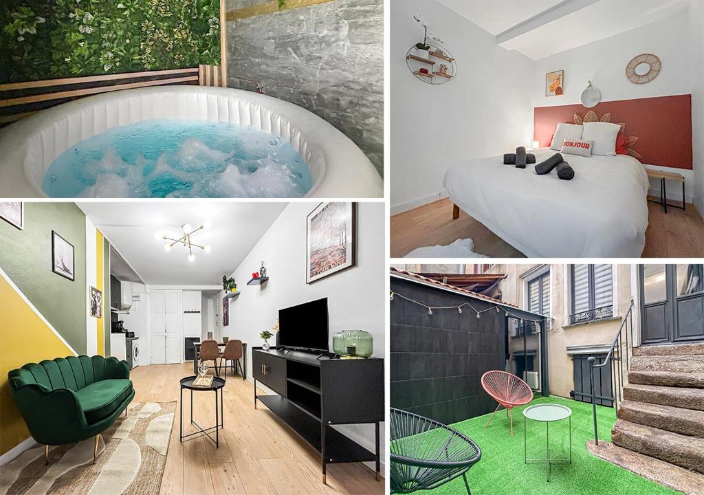 T2 rénové avec terrasse, spa et charme central - 4