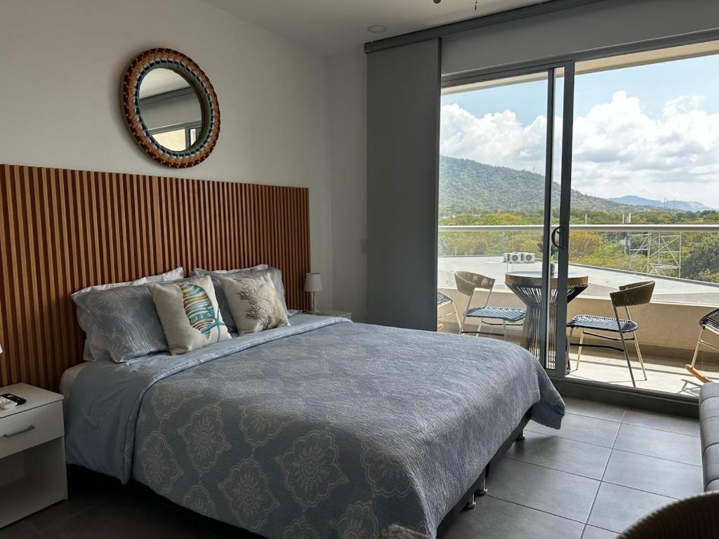 New luxury studio apartment with ocean view, Santa Marta - 4