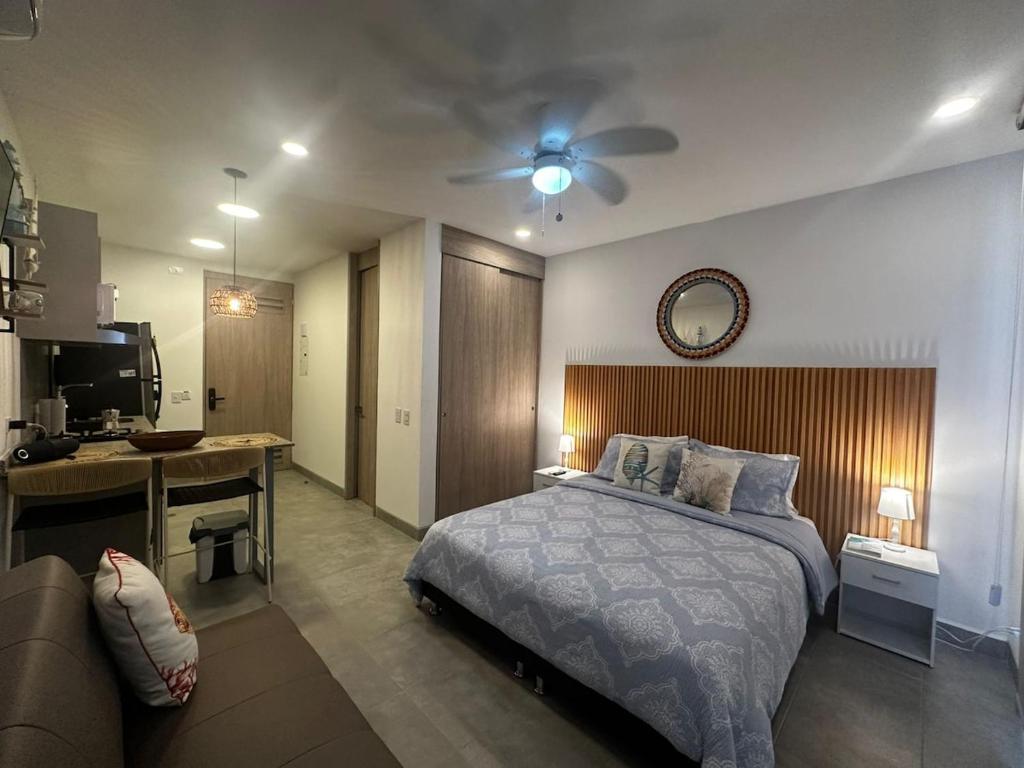 New luxury studio apartment with ocean view, Santa Marta - 5