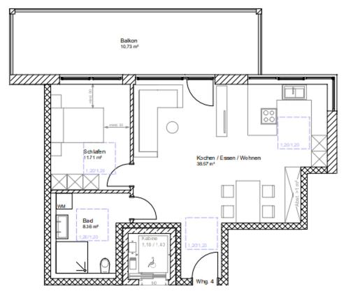 Haus am Mühlenweg - neue, sonnendurchflutete Appartements mit Aufzug und Tiefgarage - barrierefrei - 3