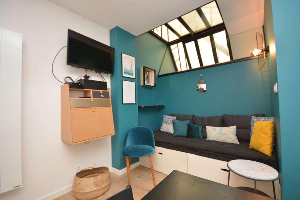 Cosy Studio Bourse Grands Boulevards - 4